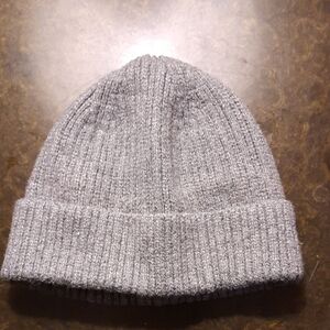 Cozy Gray Knit Beanie